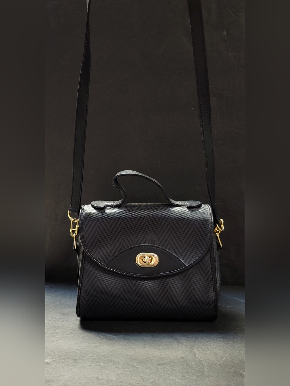 Mark Cross Small Navy Crossbody